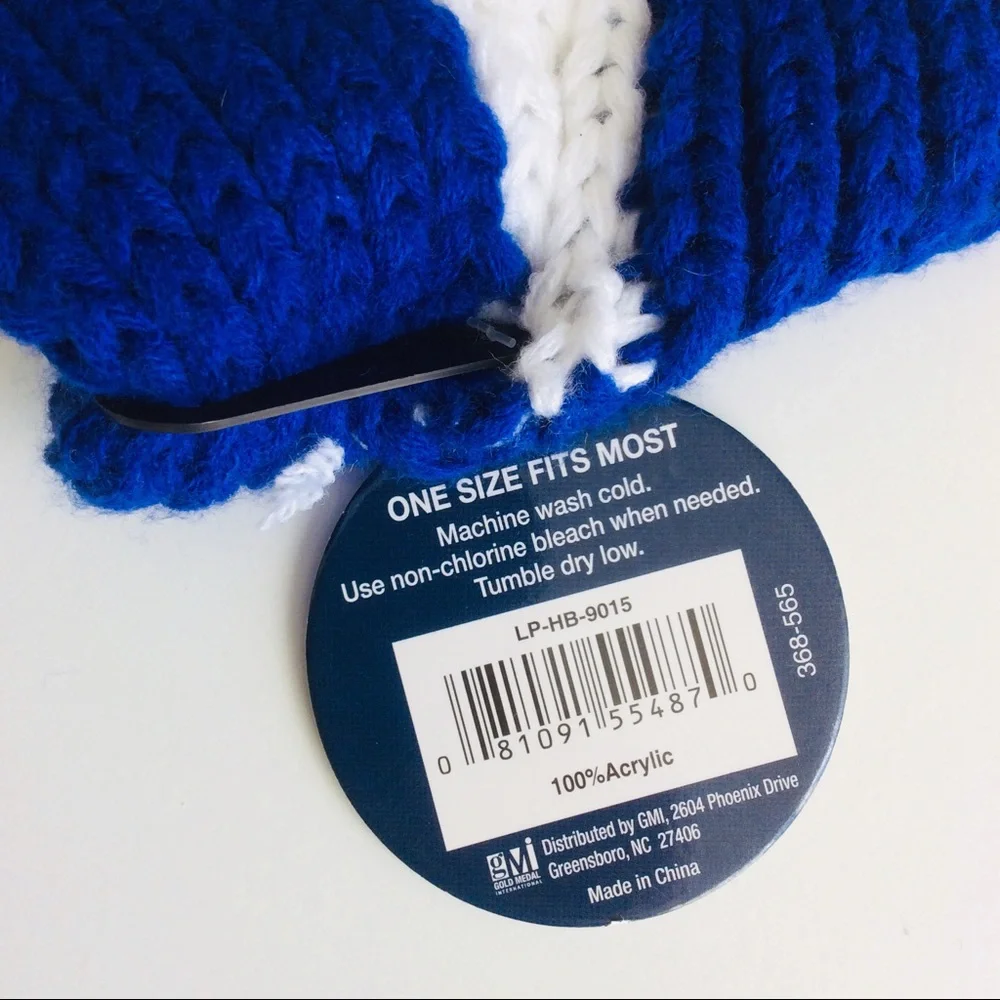 Colorado Flag Knit Headband Hat Size OS NWT